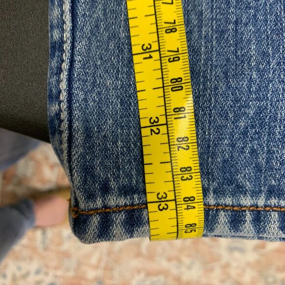 Vtg Rocawear Mens Jeans Blue Baggy Wide Leg Embroidered Patches Y2K‎ 38 x3 3.5 - Picture 13 of 13